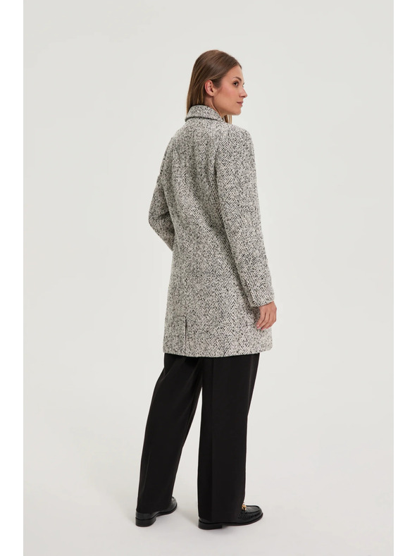 Moodo Moodo szürke halszálka kabát