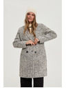Moodo Moodo szürke halszálka kabát