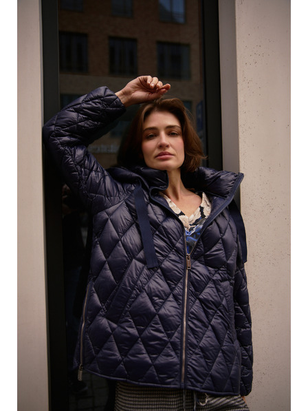 Moodo Moodo steppelt sötétkék kabát