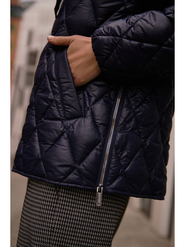 Moodo Moodo steppelt sötétkék kabát