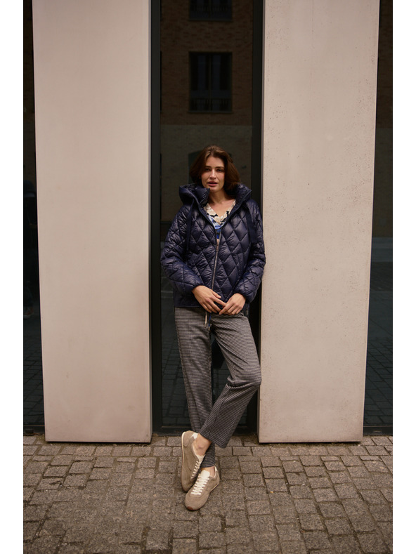 Moodo Moodo steppelt sötétkék kabát