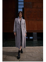 Moodo Moodo hosszú szürke kabát