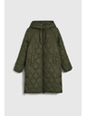 Moodo Moodo steppelt zöld kabát