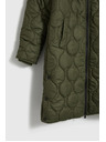 Moodo Moodo steppelt zöld kabát