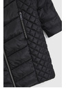 Moodo Moodo fekete steppelt kapucnis kabát