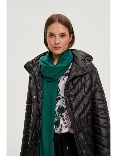 Moodo Moodo hosszú fekete kabát