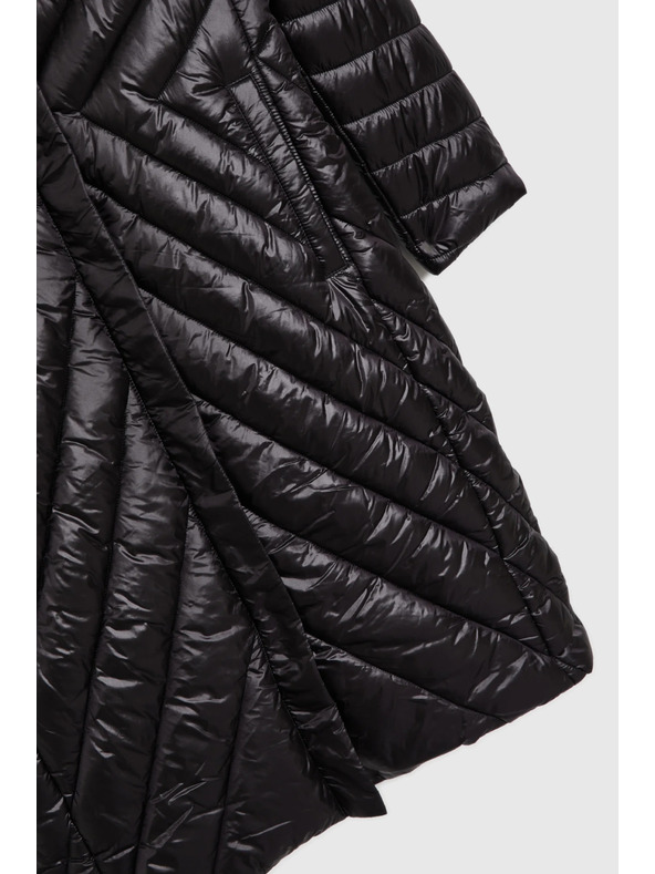 Moodo Moodo hosszú fekete kabát