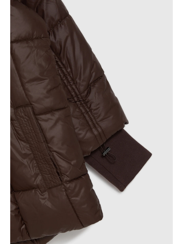 Moodo Moodo steppelt barna kabát