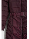 Moodo Moodo bordó övös kabát