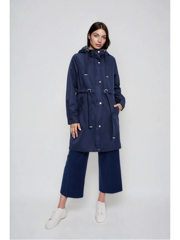 Moodo Moodo sötétkék parka kabát