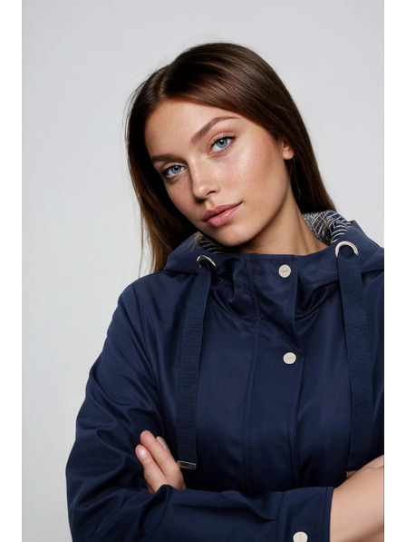 Moodo Moodo sötétkék parka kabát