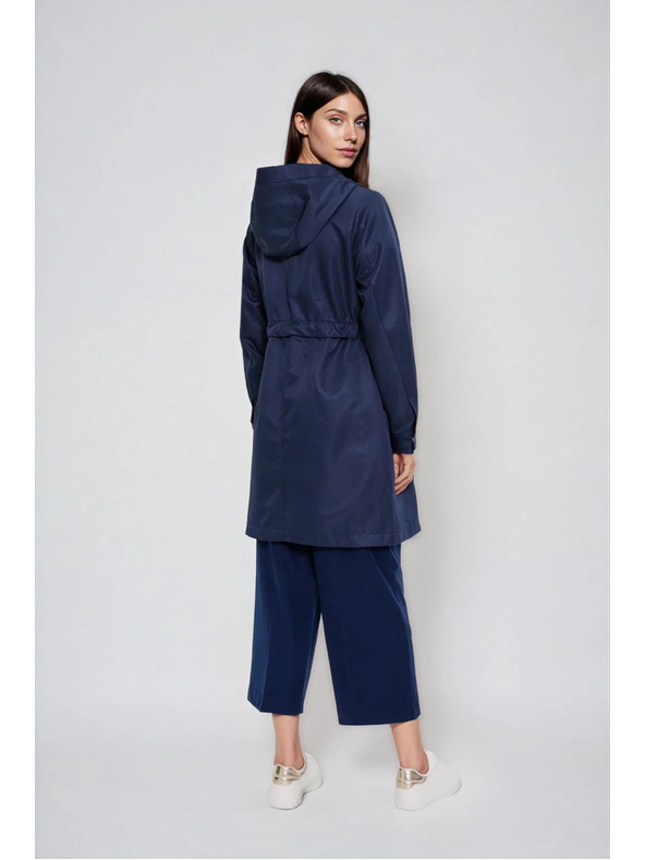 Moodo Moodo sötétkék parka kabát