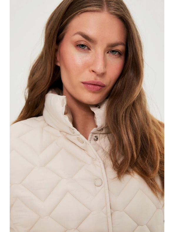 Moodo Moodo steppelt bézs kabát