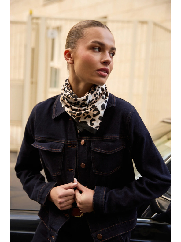 Moodo Moodo sötétkék farmer kabát