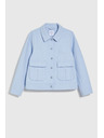 Moodo Moodo rövid világoskék kabát