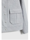 Moodo Moodo rövid szürke kabát
