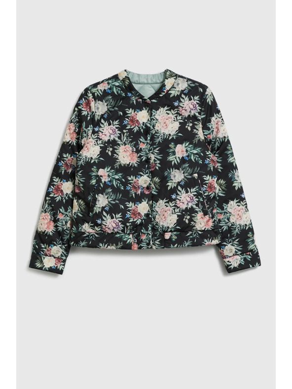 Moodo Moodo kétoldalas steppelt olivazöld kabát