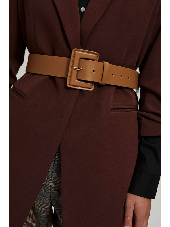 Moodo Moodo sötét bézs széles öv