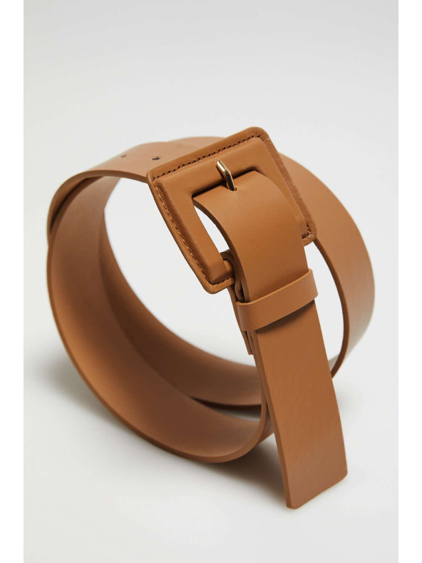 Moodo Moodo sötét bézs széles öv