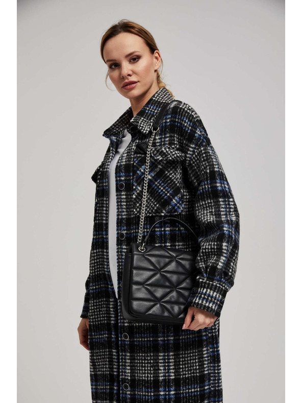 Moodo Steppelt táska állítható fogóval, fekete Moodo