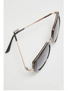 Moodo Nagy geometriai formájú fekete napszemüveg Moodo