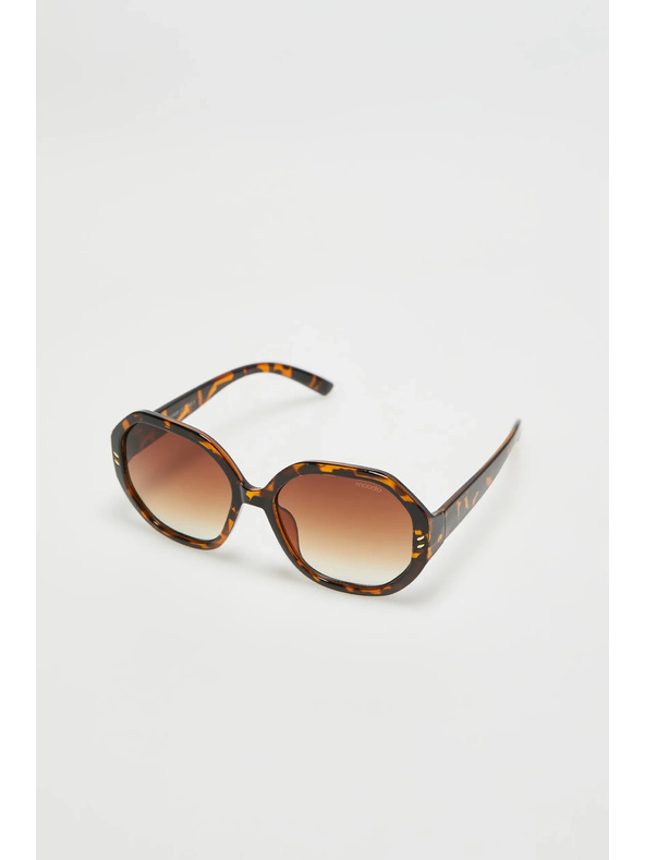 Moodo Kerek lencsés barna napszemüveg Moodo