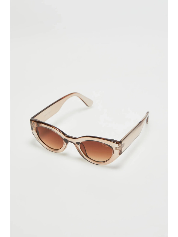 Moodo Vastag keretes bézs napszemüveg Moodo