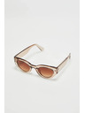 Moodo Vastag keretes bézs napszemüveg Moodo