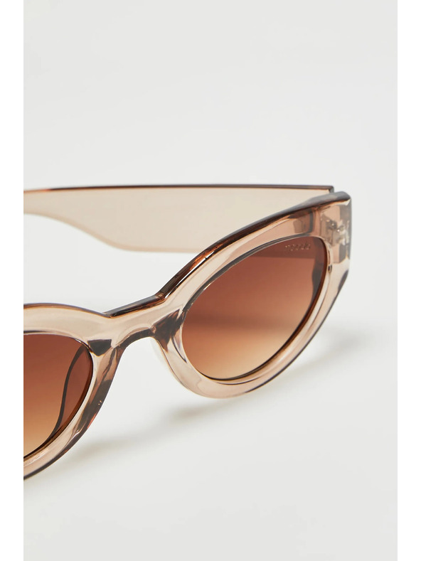 Moodo Vastag keretes bézs napszemüveg Moodo