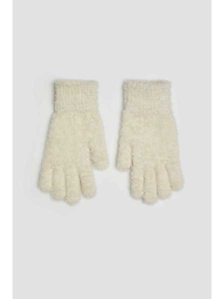 Moodo Szőrös homokszínű kesztyű Moodo