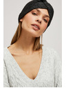 Moodo Kötött fekete fejpánt Moodo