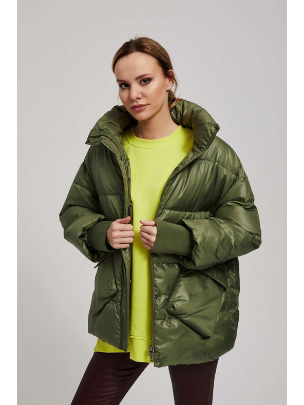 Moodo Rövid kabát gallérral Moodo