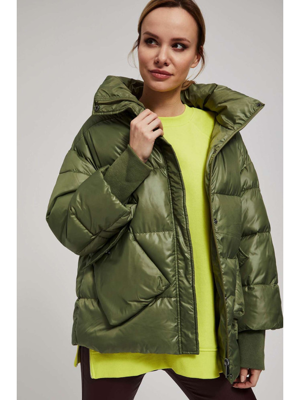 Moodo Rövid kabát gallérral Moodo