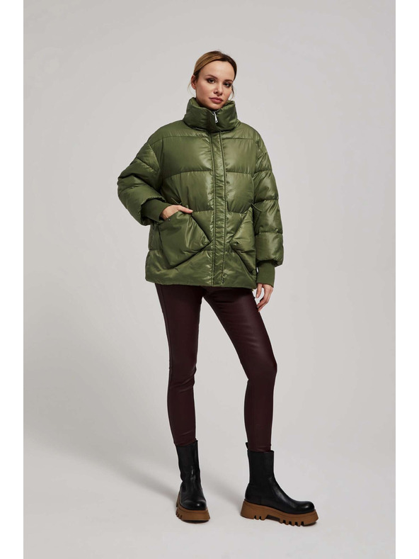 Moodo Rövid kabát gallérral Moodo