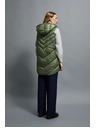 Moodo Steppelt mellény kapucnival olíva Moodo
