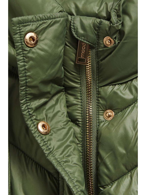 Moodo Steppelt mellény kapucnival olíva Moodo