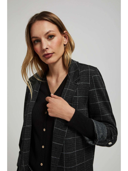 Moodo Kockás zakó felhajtott ujjakkal Moodo