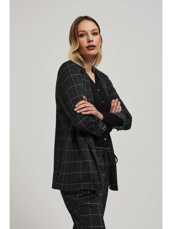 Moodo Kockás zakó felhajtott ujjakkal Moodo