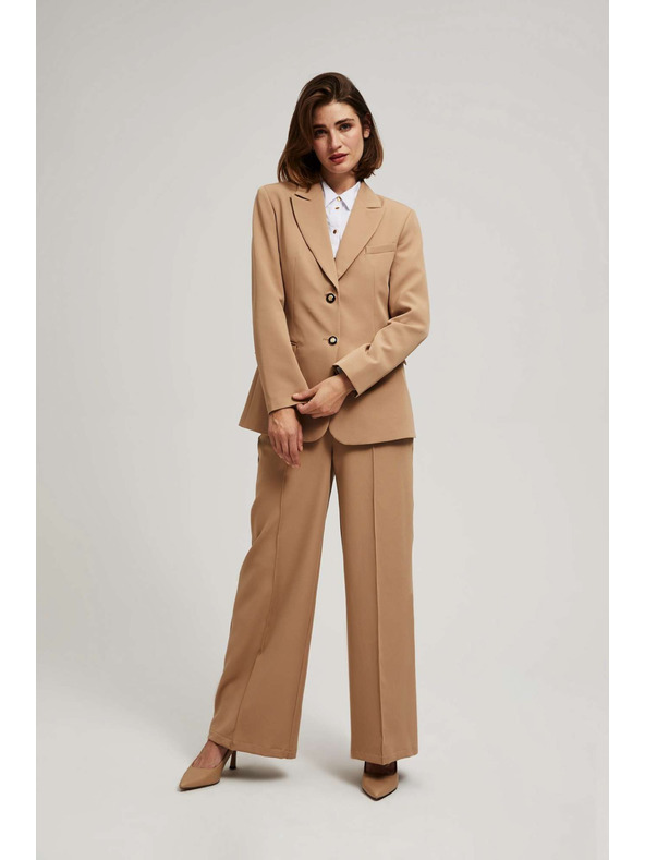 Moodo Egysoros blézer sötét bézs Moodo