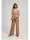 Moodo Egysoros blézer sötét bézs Moodo