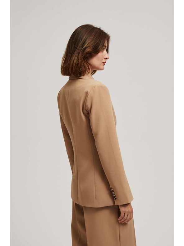 Moodo Egysoros blézer sötét bézs Moodo