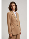 Moodo Egysoros blézer sötét bézs Moodo