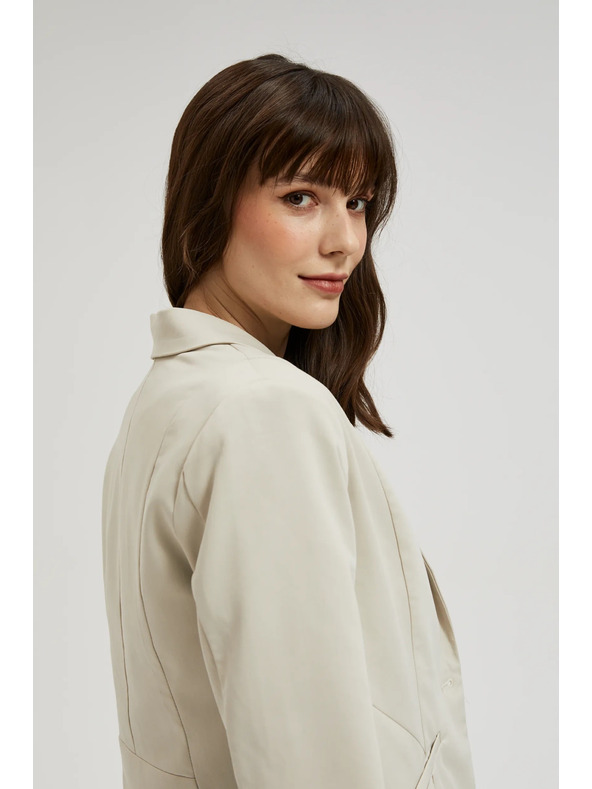 Moodo Rövid bézs zakó Moodo