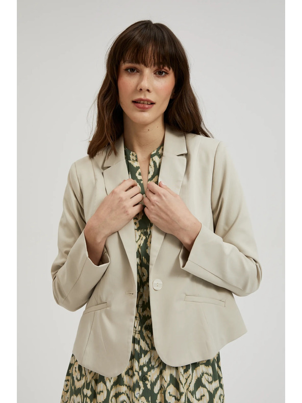 Moodo Rövid bézs zakó Moodo