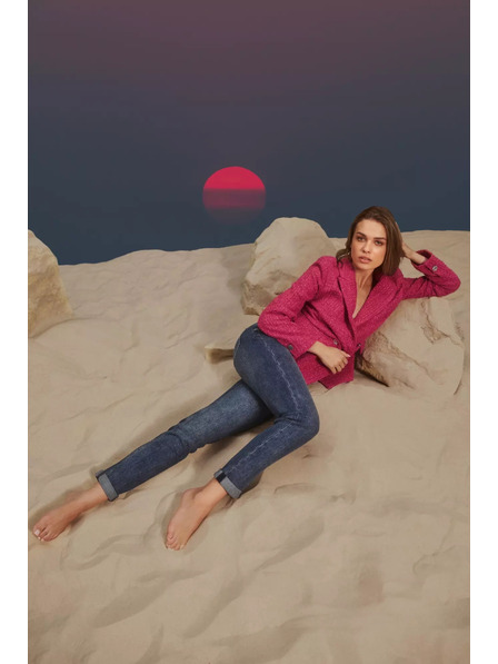 Moodo Sötétkék boyfriend farmer Moodo