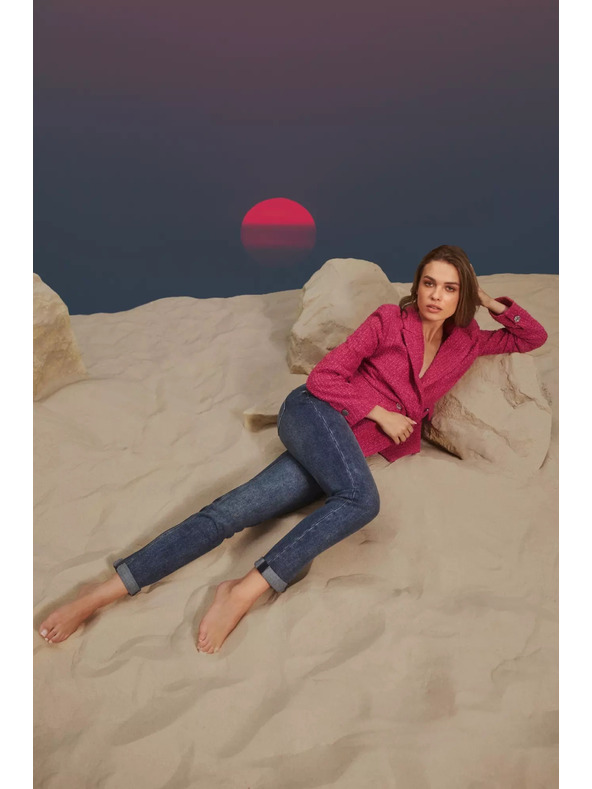 Moodo Sötétkék boyfriend farmer Moodo