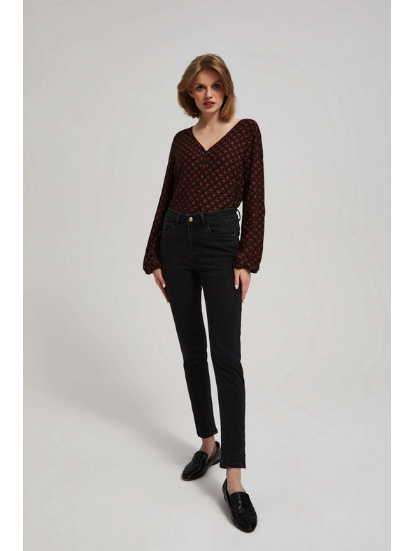 Moodo Geometriai mintás blúz Moodo