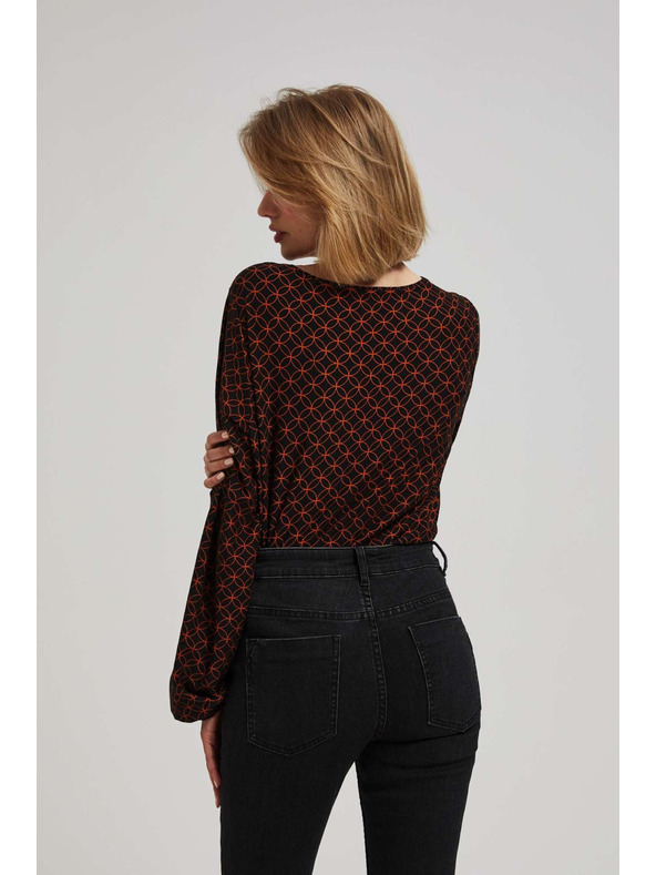 Moodo Geometriai mintás blúz Moodo