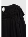 Moodo Fekete póló csipkével Moodo