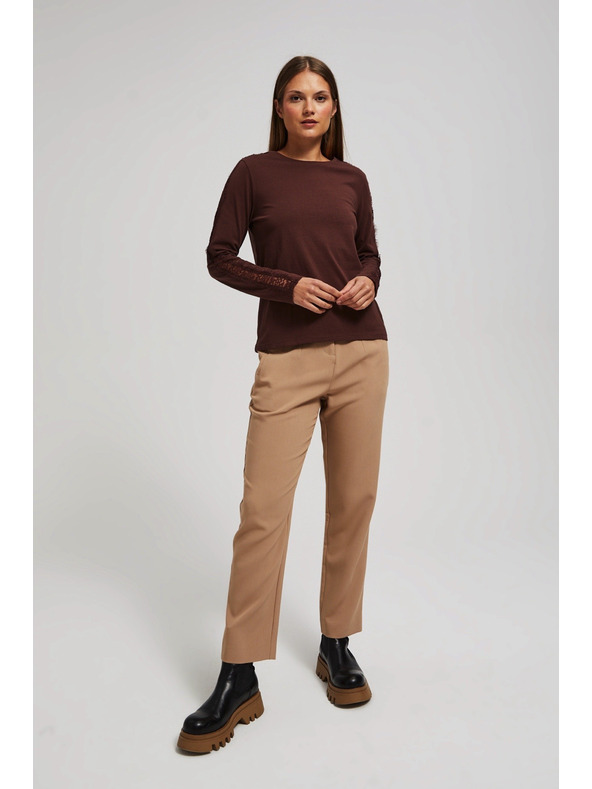 Moodo Póló csipkés ujjakkal Moodo